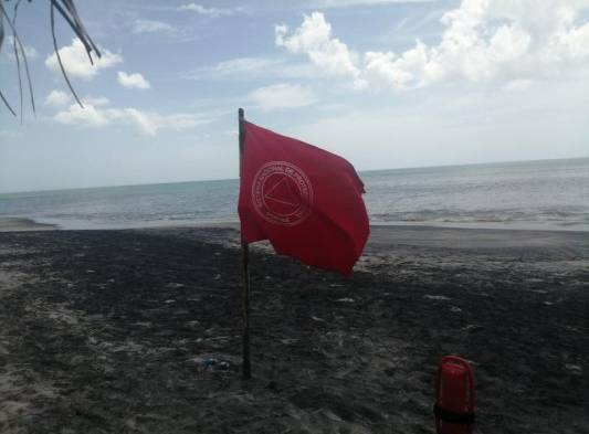Sinaproc coloca bandera roja en Playa Reina, Torio, Canadian y playa Boquilla.