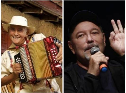 Rubén Blades y Ceferino Nieto trabajan en un tema musical 