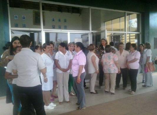 El calor es insoportable.