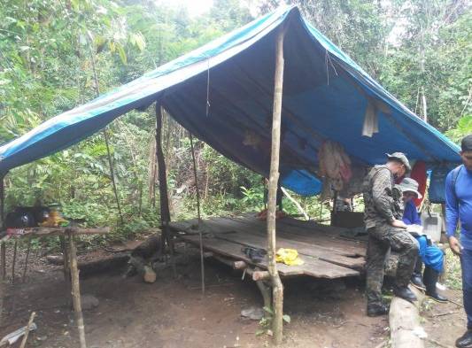 Ubican campamento para presunta minería ilegal en Darién