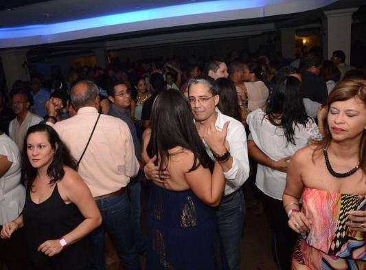 El público no paró de bailar toda la noche.
