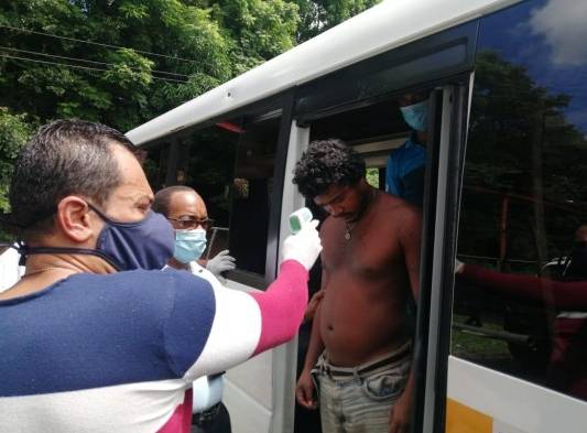 Personas en situación de calle en San Miguelito son llevados a albergue