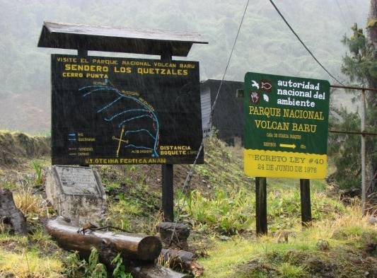 Parque Nacional Volcán Barú.