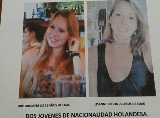 Las jóvenes holandesas desparecieron la semana pasada.
