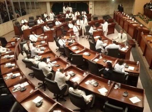 Diputados en la Asamblea Nacional.