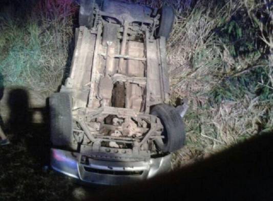 El vehículo quedó destruido. Fue perdida total.