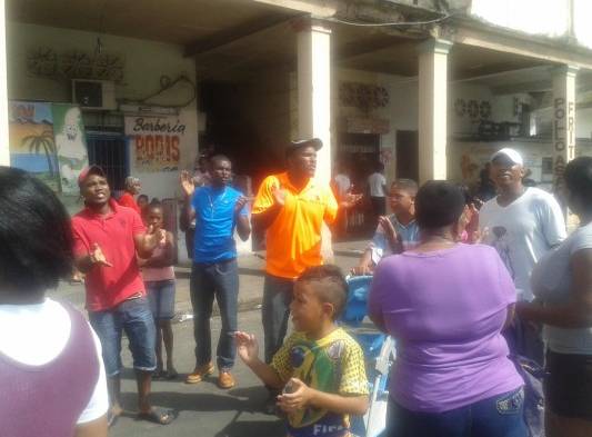 Protestas en Colón.