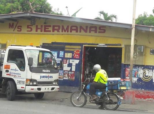 Comercio donde ocurrió el hecho.