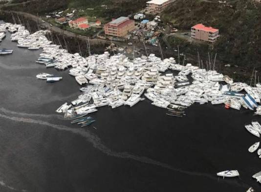 El ciclón destruyó el 90% de lo que había en la isla.