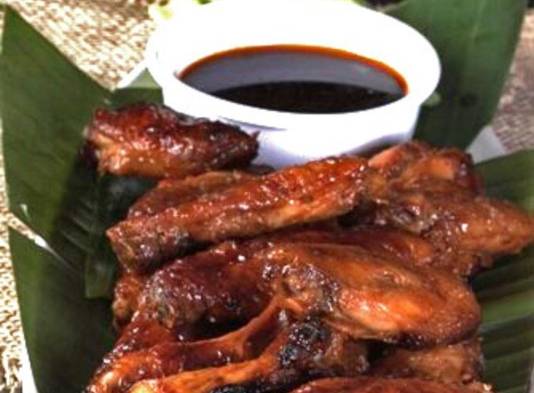 Alitas en salsa agridulce