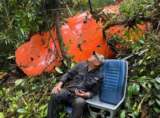 Cae helicóptero en la cordillera; a bordo iba el precandidato a la presidencia Dimitri Flores