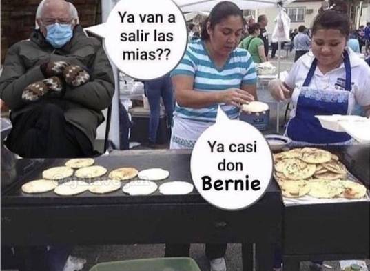 Los memes con la imagen de Bernie Sanders que invaden las redes