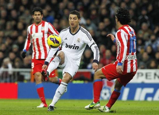 Cristiano Ronaldo tendrá la difícil tarea de superar la zaga del Atlético Madrid, una de las mejores del mundo.