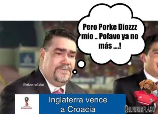 Memes del triunfos de Croacia sobre Inglaterra