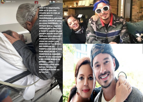 J Balvin pide oraciones por su mamá quien está muy grave en UCI por covid  