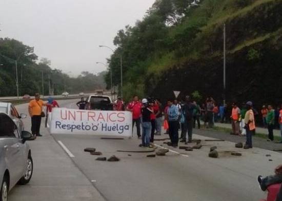 Huelga de trabajadores .