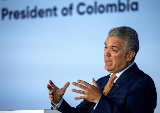 Presidente de Colombia, Iván Duque.