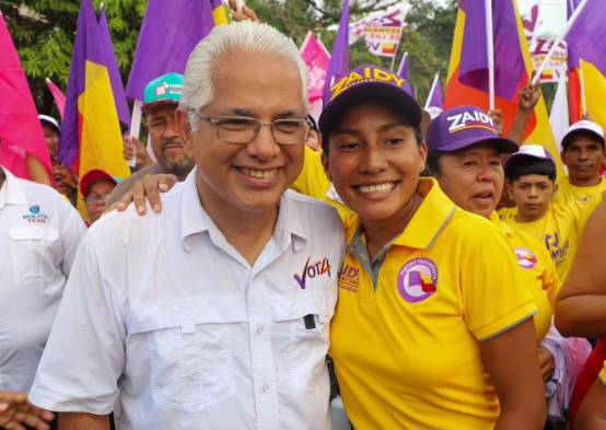 José Isabel Blandón en la pasada campaña electoral.