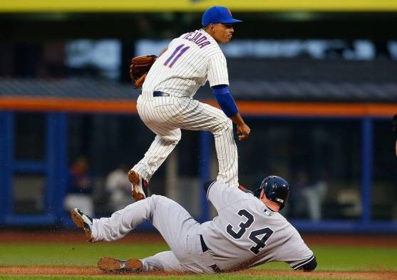 Rubén Tejada fue títular en el campo corto.