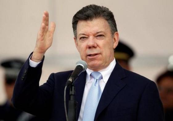 Presidente colombiano, Juan Manuel Santos.