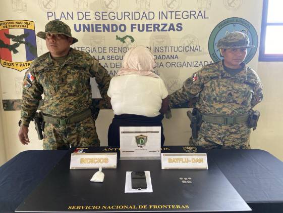 Senafront captura a ciudadanos por microtráfico en Darién y Chiriquí