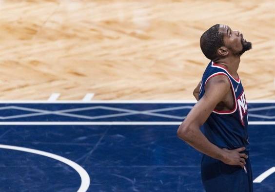 La lesión de Durant está está progresando.