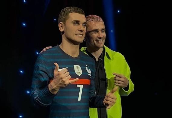 Griezmann tiene ya su figura en el museo de cera de París