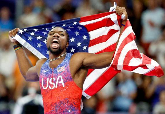 Noah Lyles gana por una pestaña