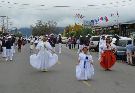 Celebración en el distrito de Boquete, provincia de Chiriquí.