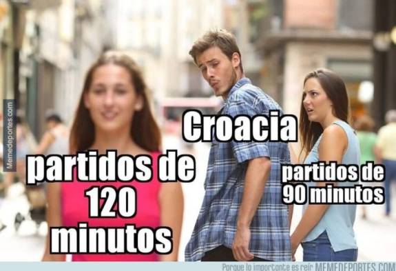 Memes del triunfos de Croacia sobre Inglaterra