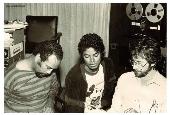 Trabajó junto al productor Quincy Jones, lo que le llevó a firmar diversos temas para el álbum en solitario de Michael Jackson.