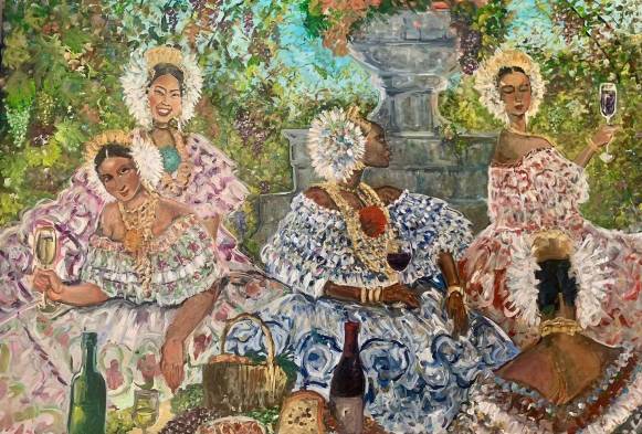 Las costumbres y tradiciones de Panamá cautivan al pintor Ernesto Córdova