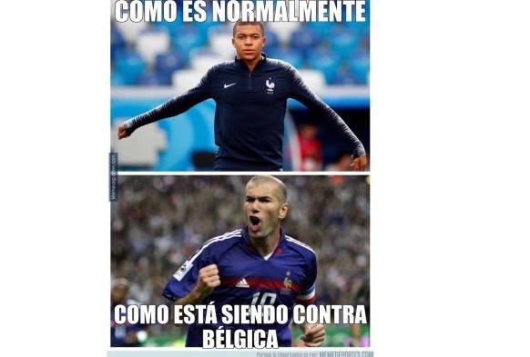 Lluvia de memes luego de la victoria de Francia ante Bélgica