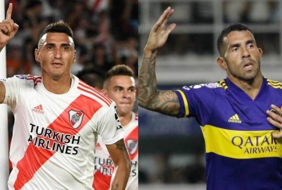 Futbolistas de Boca y de River donan camisetas