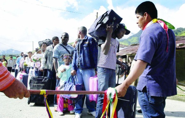 107 familias son obligadas a abandonar sus hogares