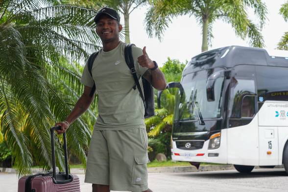 El defensa Fidel Escobar listo para otro compromiso con Panamá.