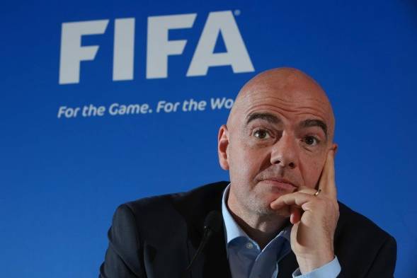 Presidente de la FIFA Infantino .