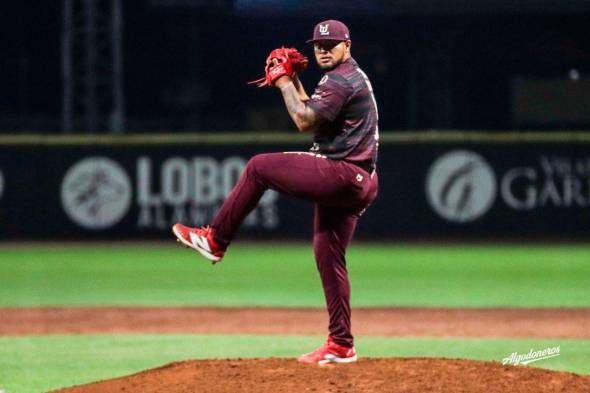 Jaime Barría en acción.