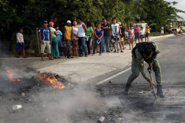 Forman el despelote por cortes de luz eléctrica