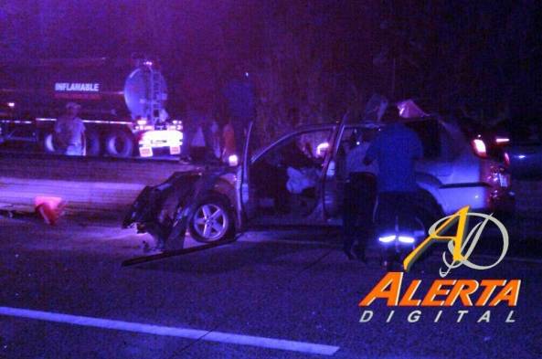 Accidente en la autopista Panamá - Colón.