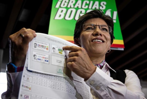 Claudia López será la primera alcaldesa de Bogotá elegida en las urnas