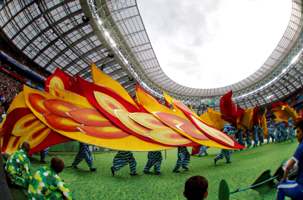 Las mejores fotos de la inauguración del Mundial de Rusia