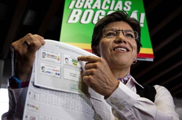 Claudia López será la primera alcaldesa de Bogotá elegida en las urnas