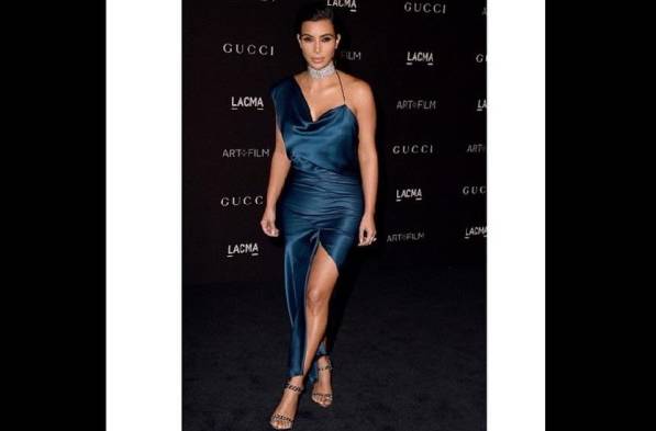 Kim Kardashian en evento.