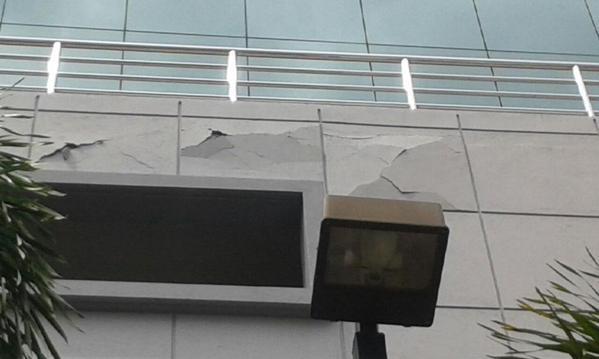 Daños en infraestructura del Hotel Ciudad de David.