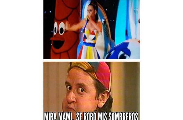 Katy Perry y sus curiosos memes del Super Bowl