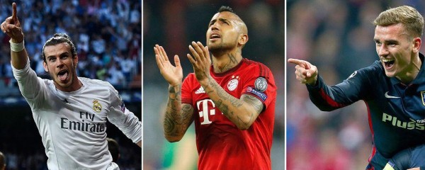 Gareth Bale, Arturo Vidal y Antoine Griezmann forman parte de la oncena.