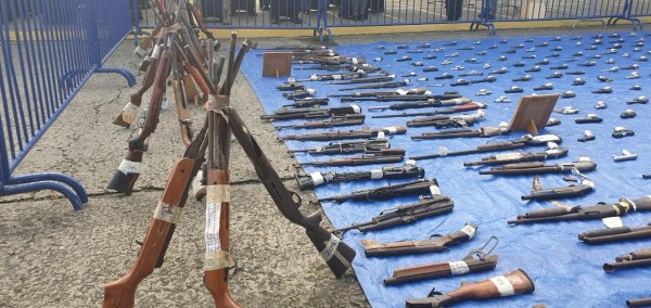Destruyen más de mil armas incautadas en territorio nacional
