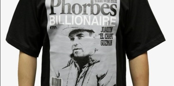 Línea de ropa con el nombre El Chapo Guzmán.