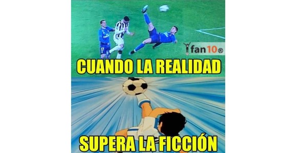 La 'Chilena' de Cristiano Ronaldo, da inicio a los Memes&nbsp;&nbsp;